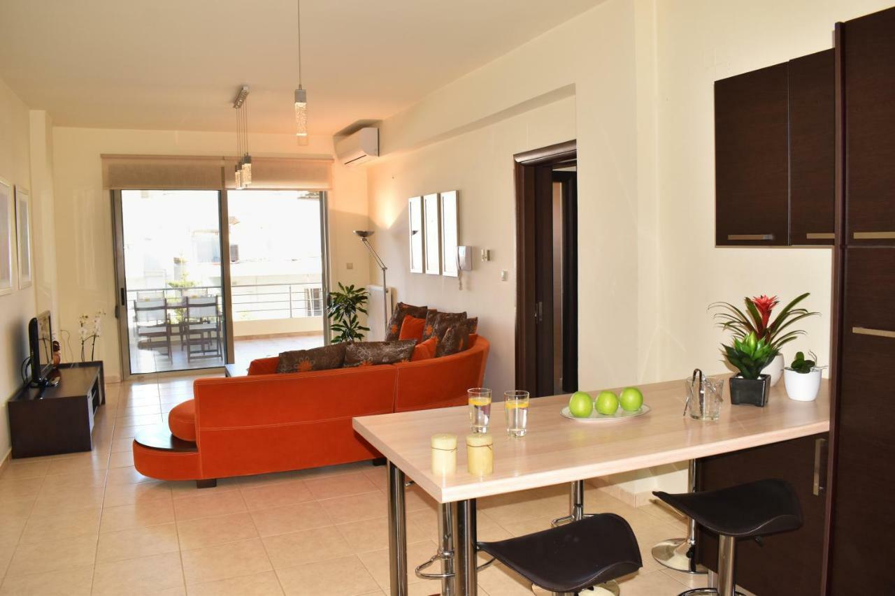 Karma Apartment - Next To Sandy Beach Chania  Exteriör bild